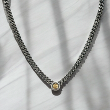 Load image into Gallery viewer, TAT 2 Design - Mini Vintage Silver Olena Coin Necklace
