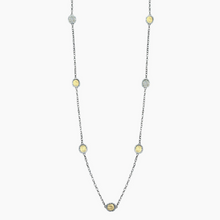 Load image into Gallery viewer, TAT 2 Design - Mini Vintage Silver Pavia Station Necklace
