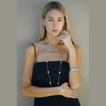 Load image into Gallery viewer, TAT 2 Design - Mini Vintage Silver Pavia Station Necklace
