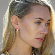 Load image into Gallery viewer, TAT 2 Design - Gold Costa Earrings
