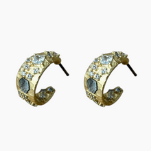 Load image into Gallery viewer, TAT 2 Design - Gold Mini Cosa Hoops
