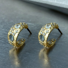 Load image into Gallery viewer, TAT 2 Design - Gold Mini Cosa Hoops
