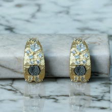 Load image into Gallery viewer, TAT 2 Design - Gold Mini Cosa Hoops
