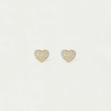 Load image into Gallery viewer, Dean Davidson - Petit Pave Heart Studs
