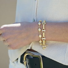 Load image into Gallery viewer, Tat 2 Designs - Gold Costa Bracelet
