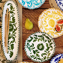 Load image into Gallery viewer, Vietri - Arezzo Green Natural Platter
