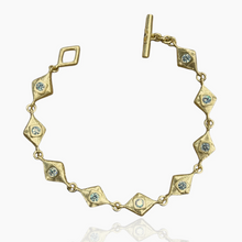 Load image into Gallery viewer, TAT 2 Design - Gold Cayden Tennis Bracelet
