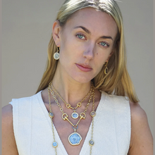 Load image into Gallery viewer, TAT 2 Design - Gold Pavia Station Necklace
