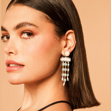 Load image into Gallery viewer, Deepa Gurnani - Helia Earrings Ivory
