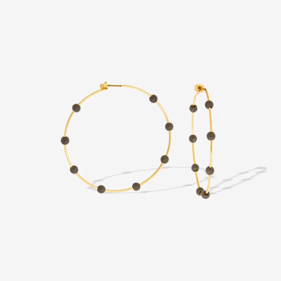 Bali Stone Hoop