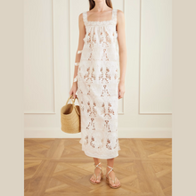 Load image into Gallery viewer, Fiocchini Long Dress Isola Bella Cream
