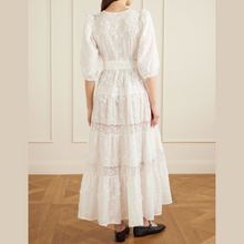 Load image into Gallery viewer, Poppi Dress Capo Bianco Bianco Off White
