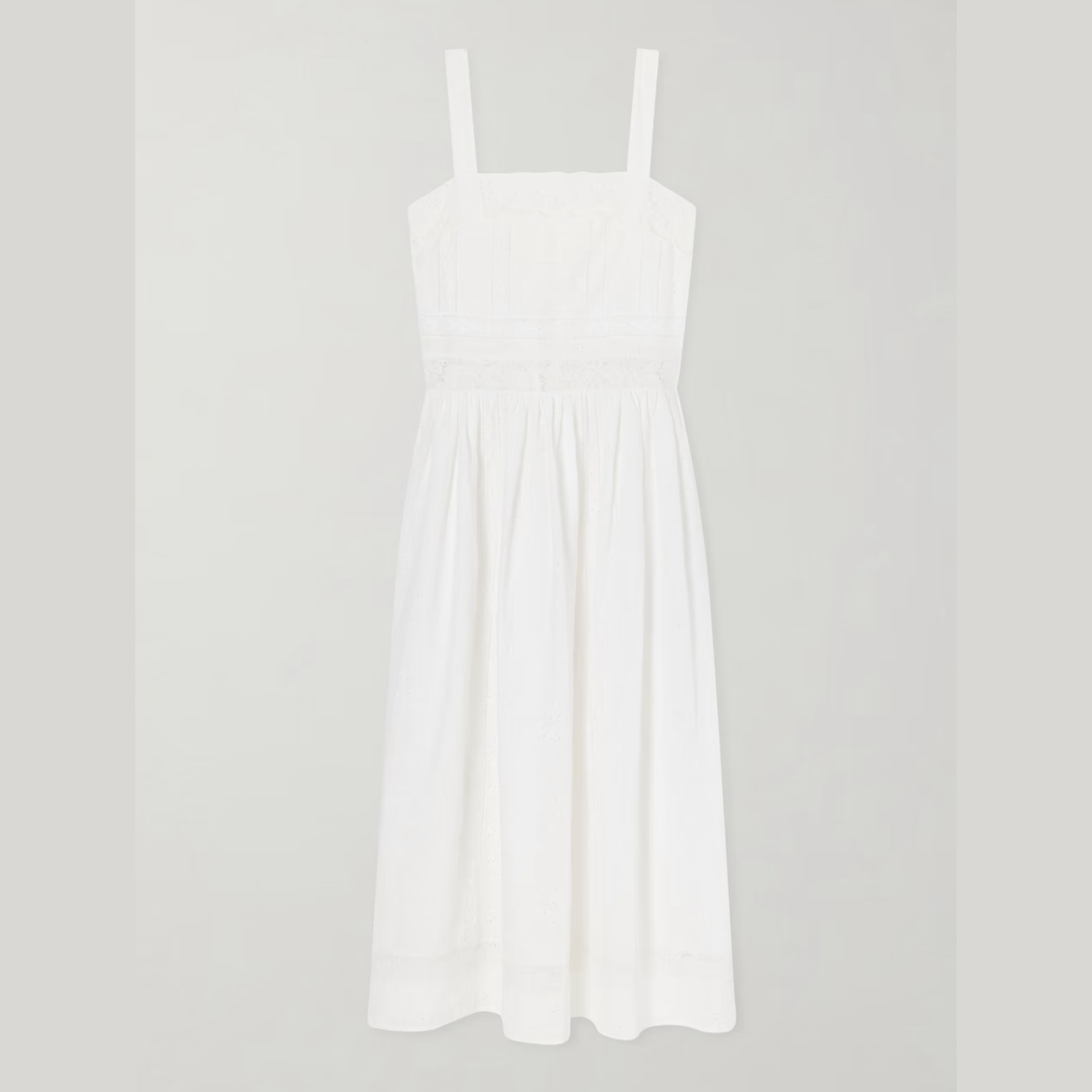 Antigua Dress Chiaia Di Luna Bianco Ottico