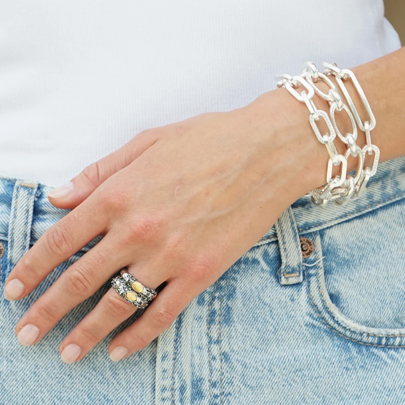 Vintage Silver Vesta Ring