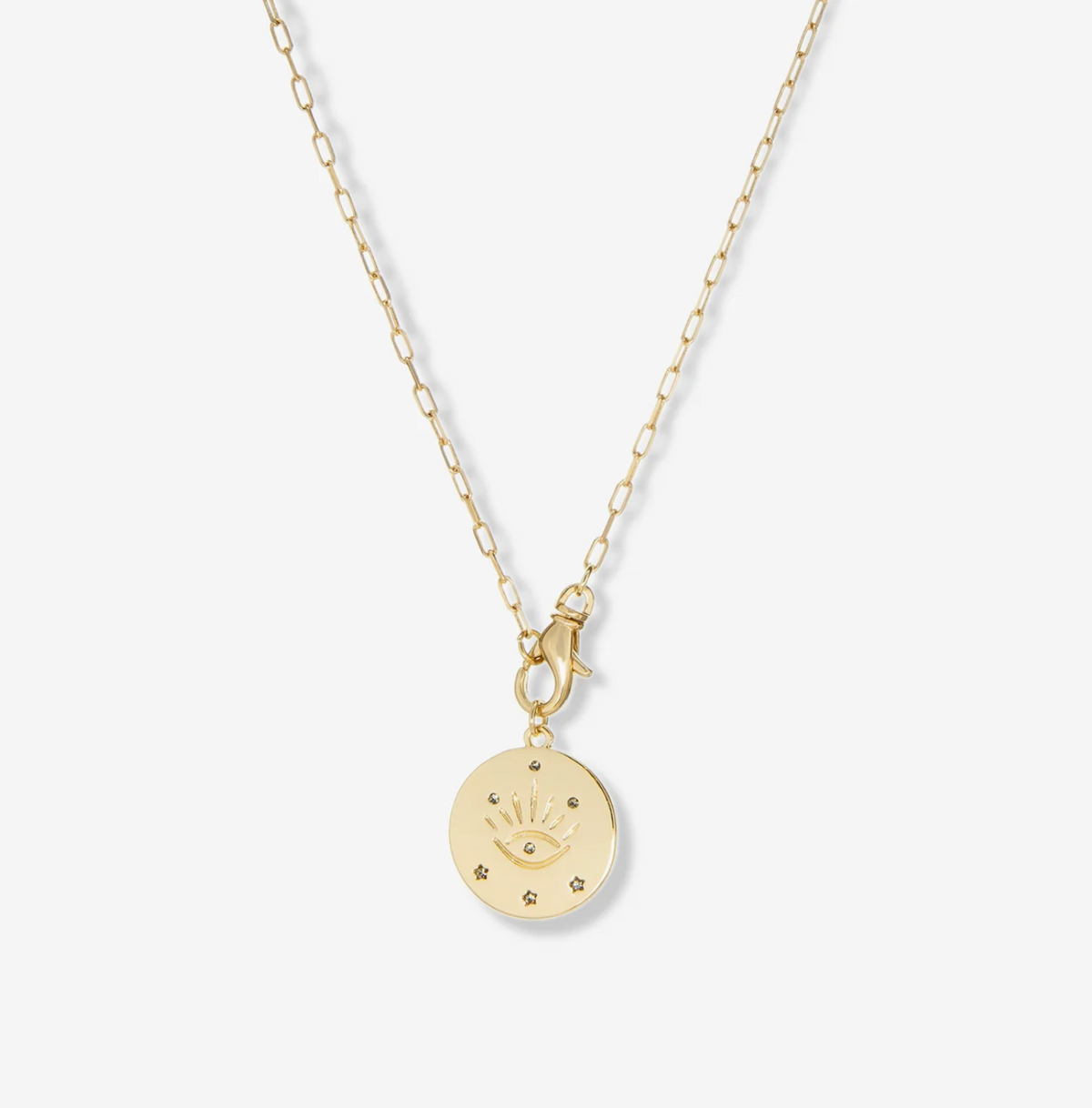 Pavé Evil Eye Waterproof Necklace