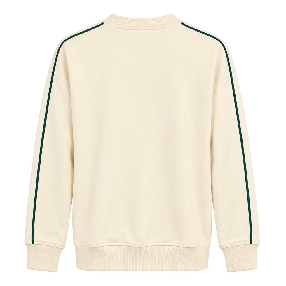 Sweatshirt with Piping