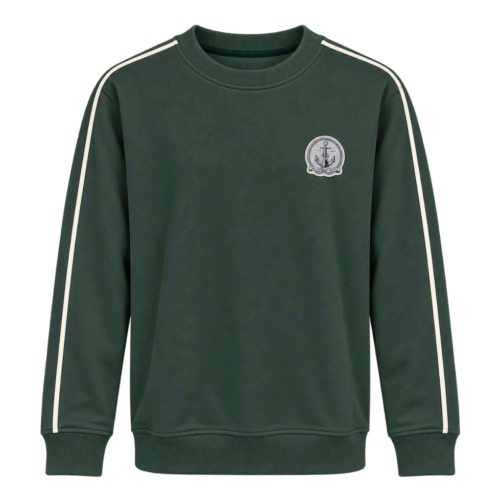 Sweatshirt with Piping