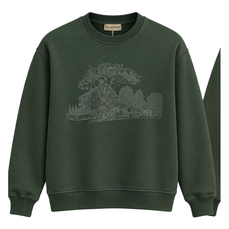 Sweatshirt with Embroidery