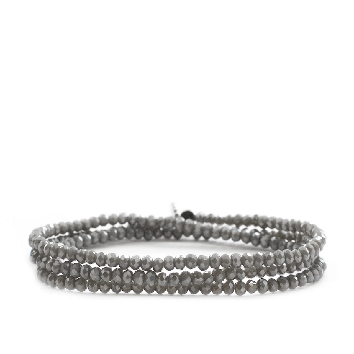 Mini Stretch Crystal Beaded Bracelet (Dusk)