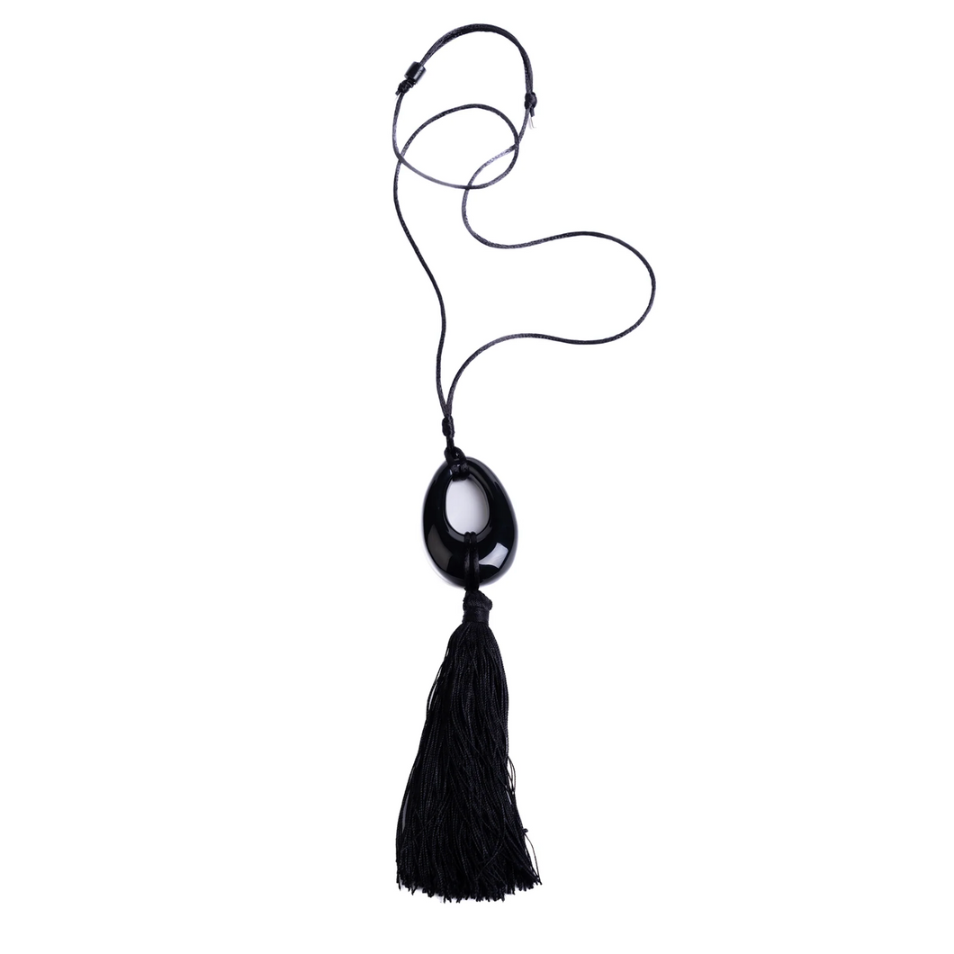The Invisibles - Black Agate Pendant