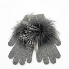 Load image into Gallery viewer, Linda Richards - Angora Gloves with Pom

