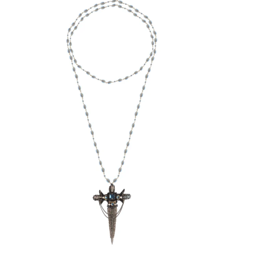 Deepa Gurnani - Dagger Necklace