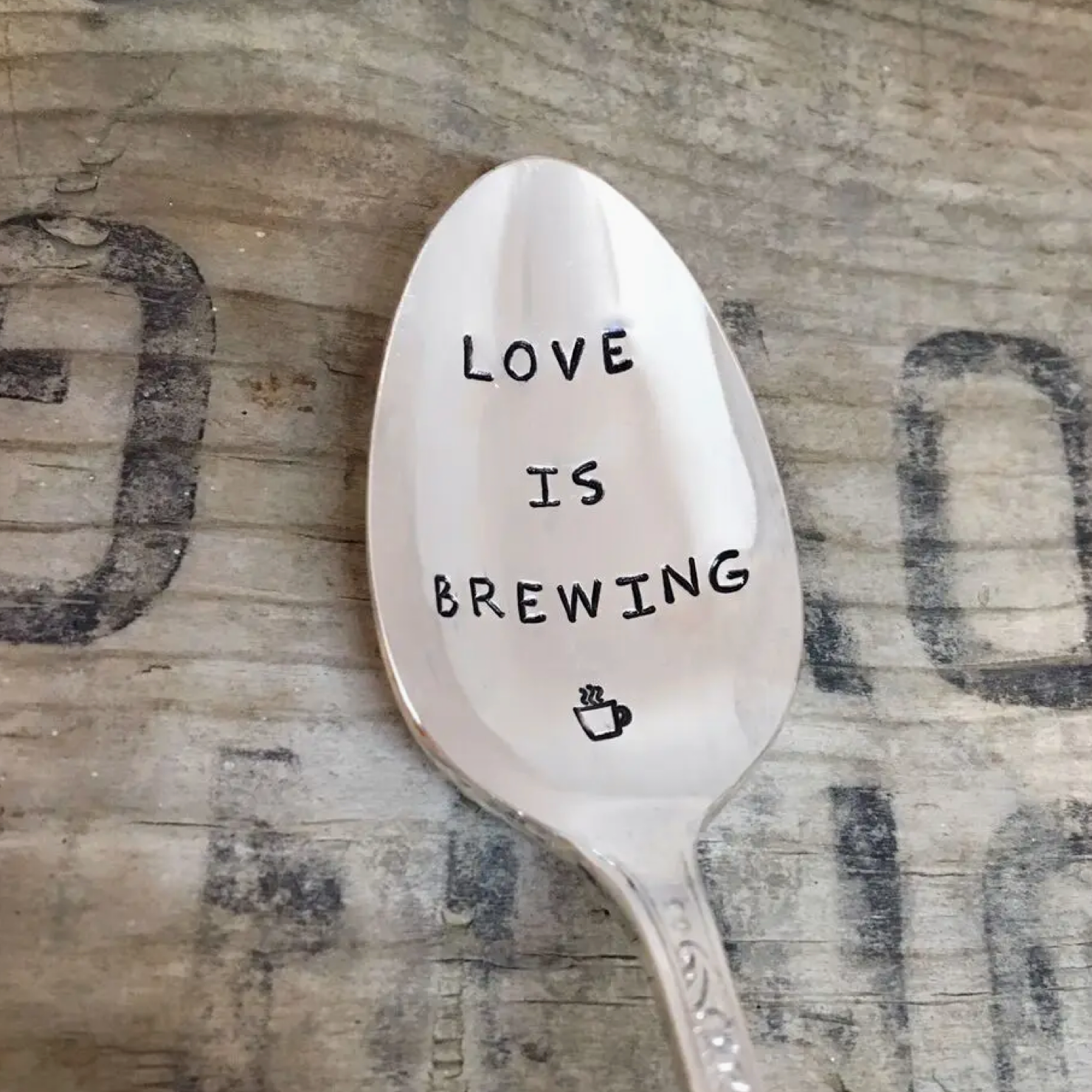 Engraved Tea Spoon
