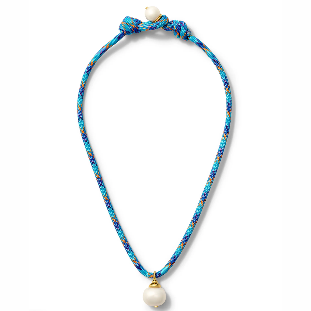 The Paracord + Pebble Pearl Pendant
