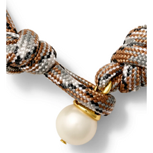 Load image into Gallery viewer, The Paracord + Pebble Pearl Pendant
