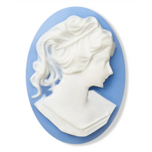 Load image into Gallery viewer, Grande Cameo Post Earrings
