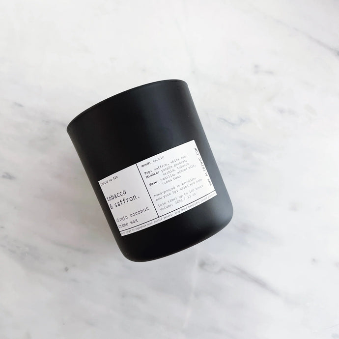 Tobacco & Saffron Candle