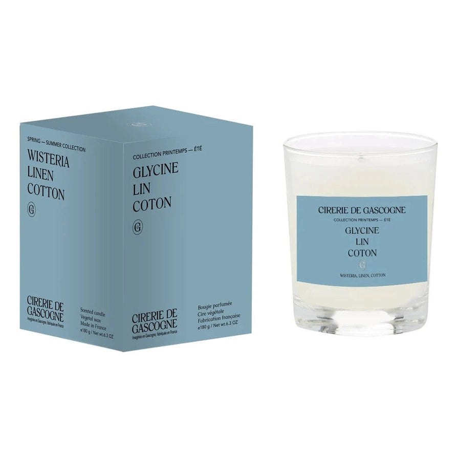 Cirerie Candle - Wisteria/Linen/Cotton 6.3 oz.
