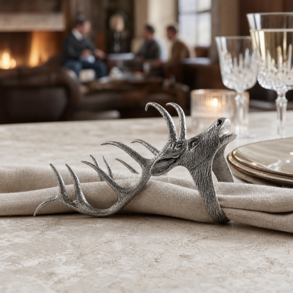 Elk Head Napkin Ring