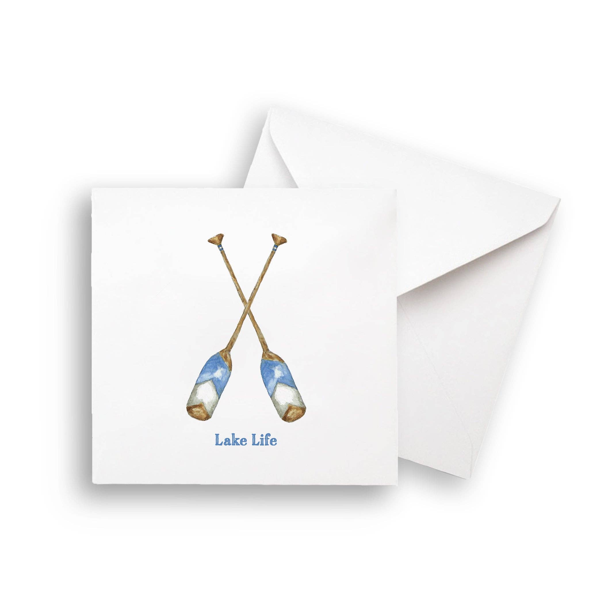 Blue Paddles Hand Towels