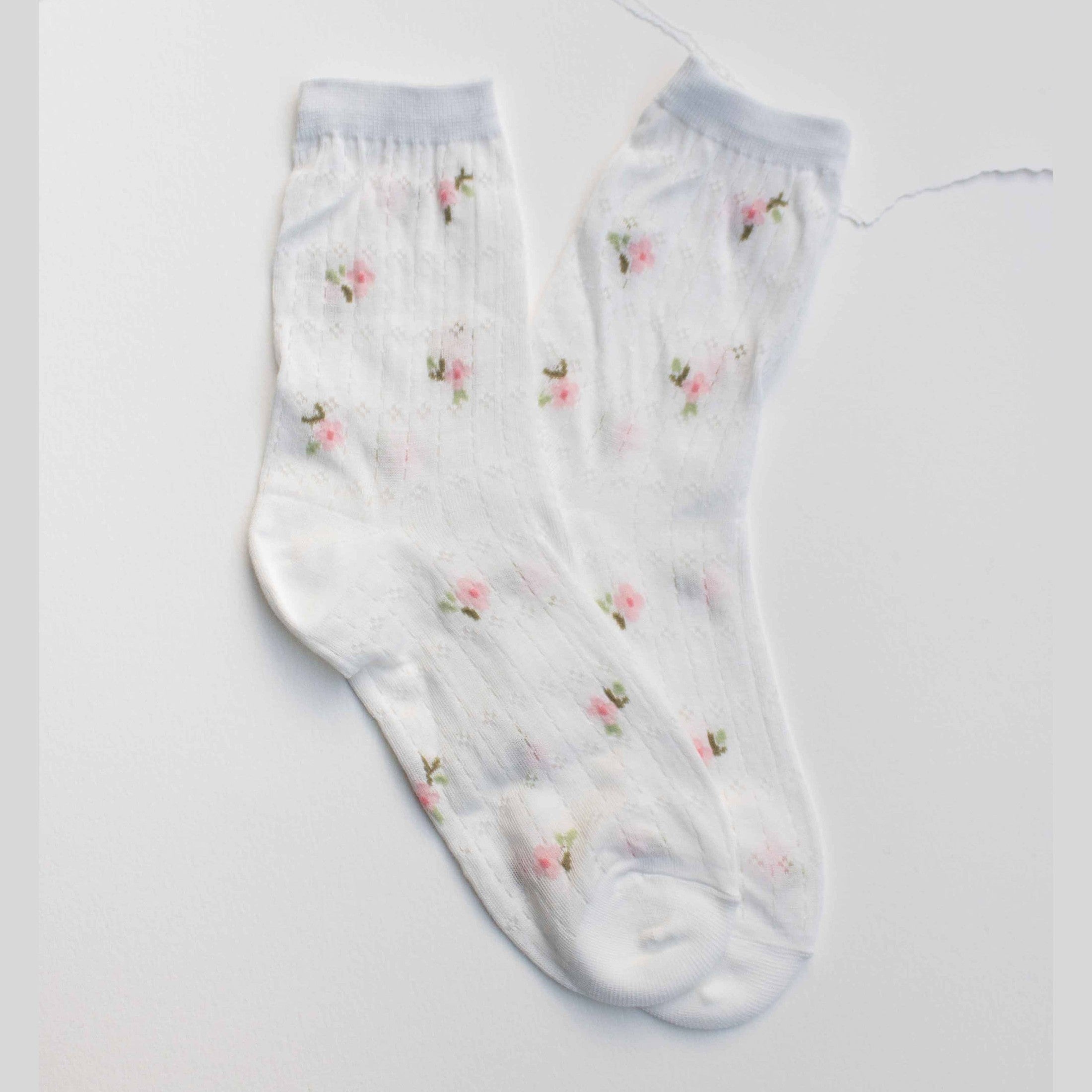 Mini Floral Cotton Socks