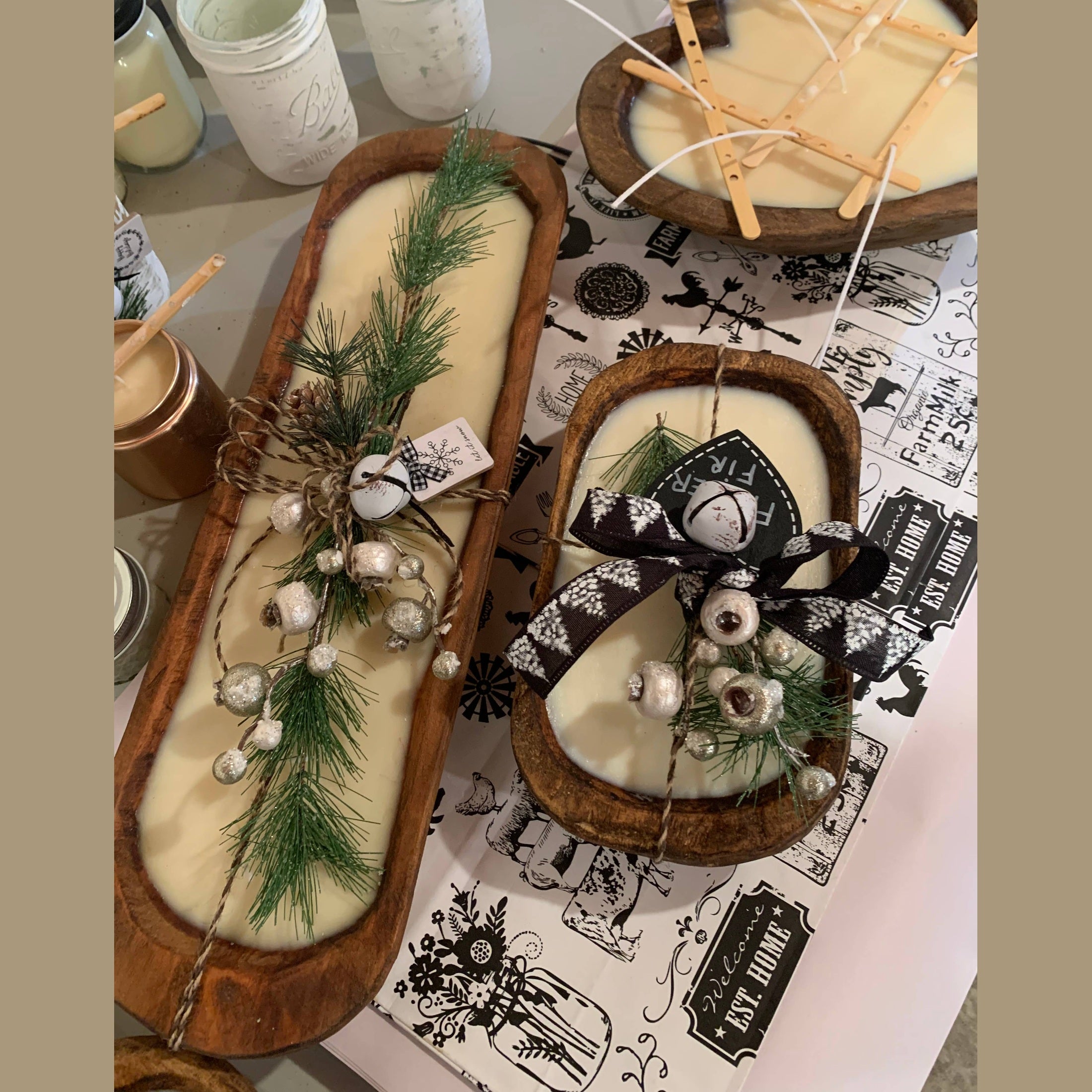Dough Bowl Candle