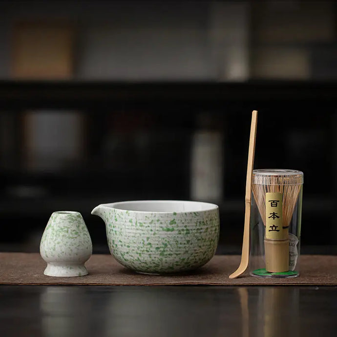 Ceramic Matcha Set - Green