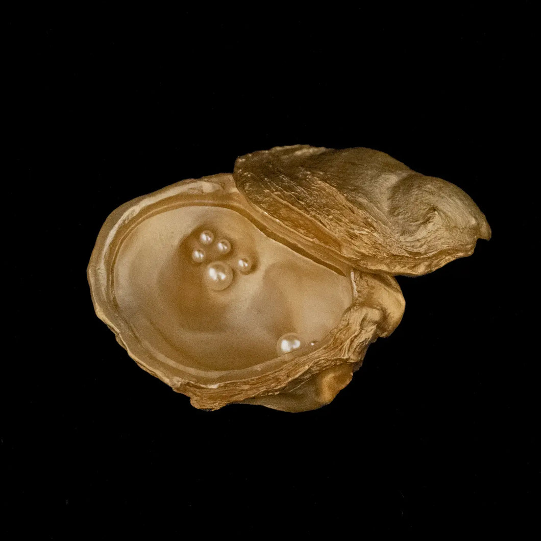 Michael Michaud Table Art - Oyster with Pearls Box