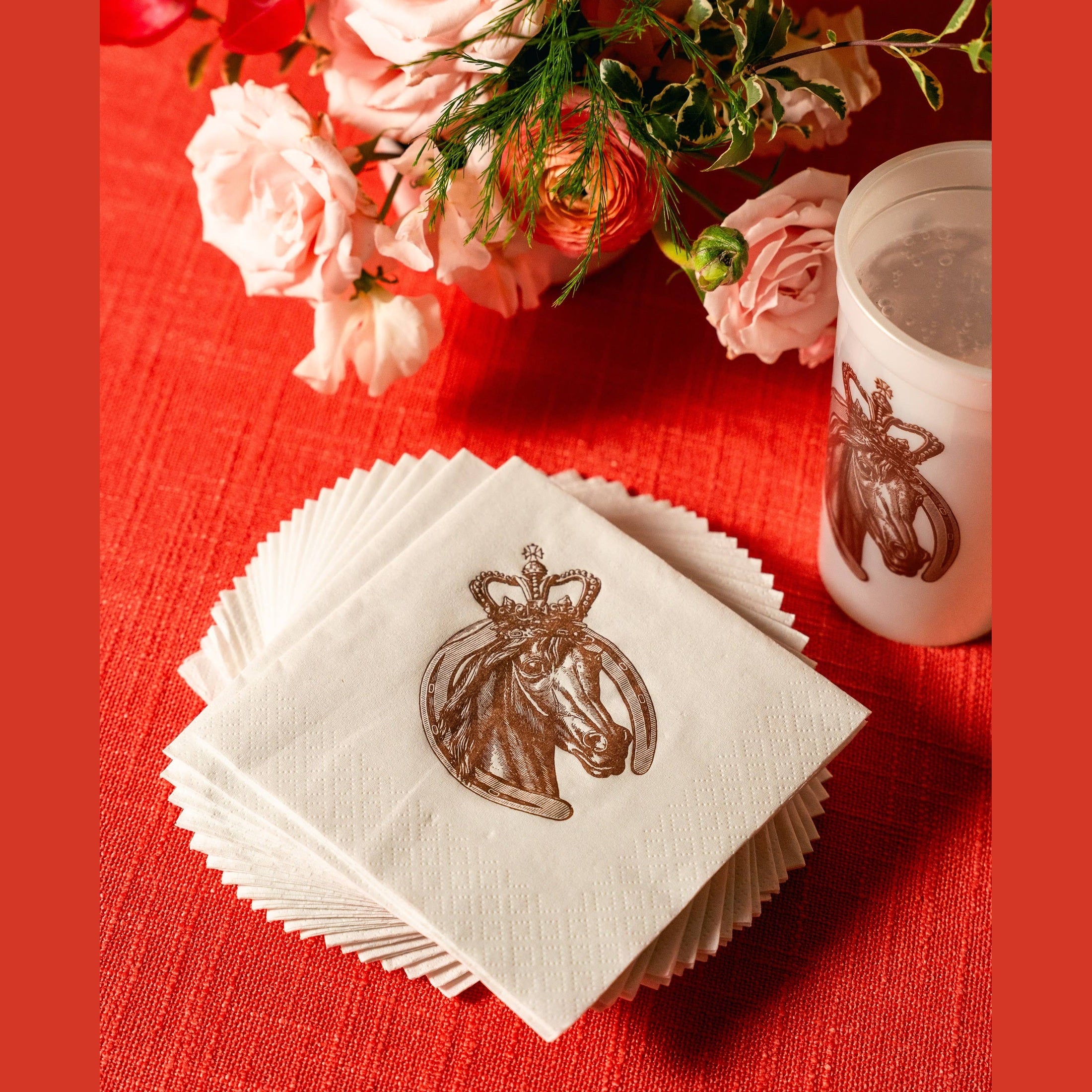 Royal Horse Cocktail Napkins