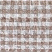 Mushroom Brown Gingham Dog Travel Mat