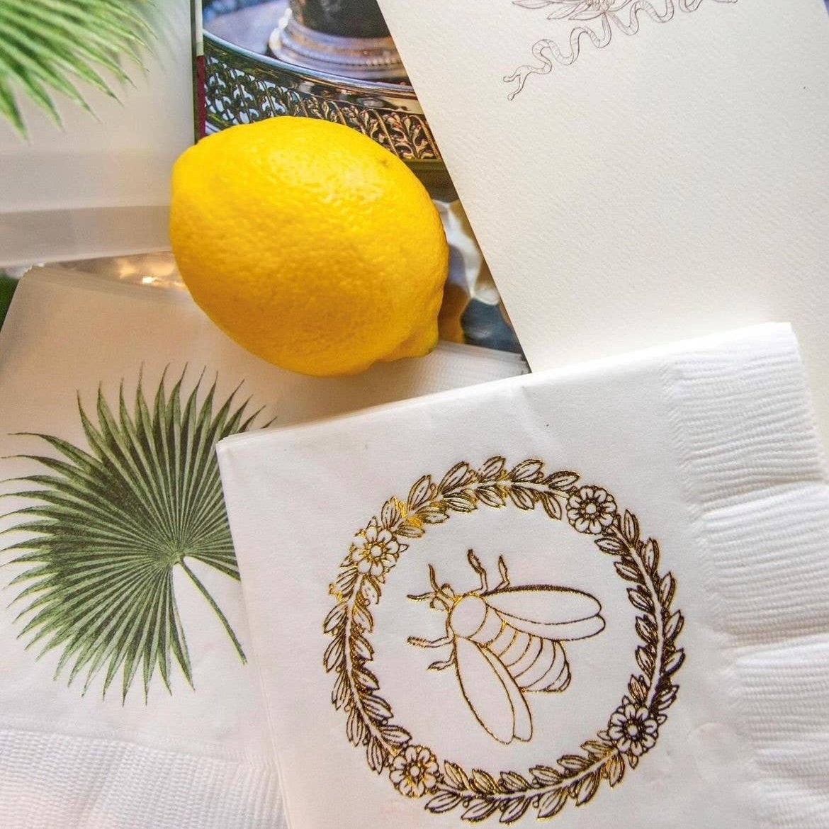 Empire Bee Cocktail Napkins