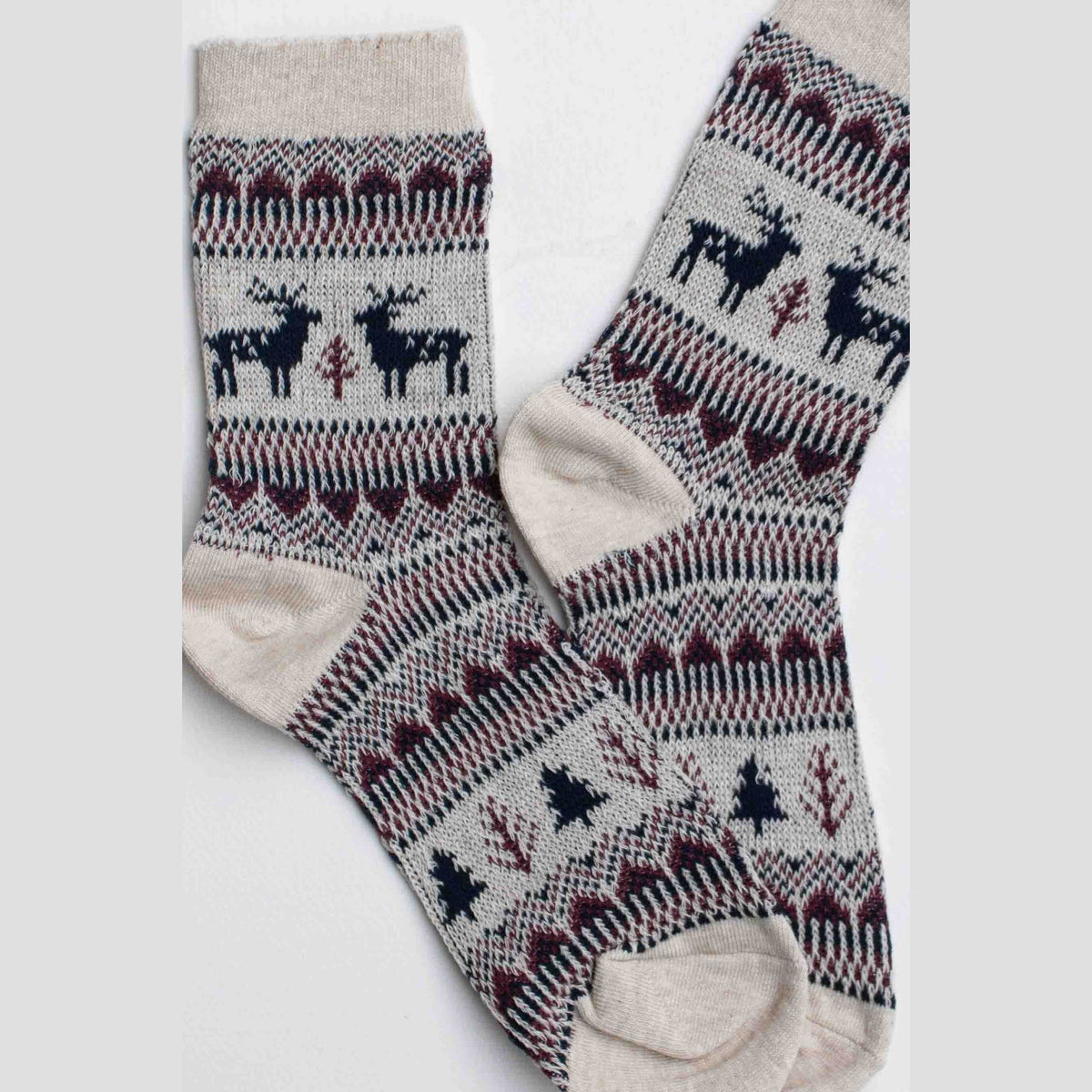 Holiday Deer Casual Socks