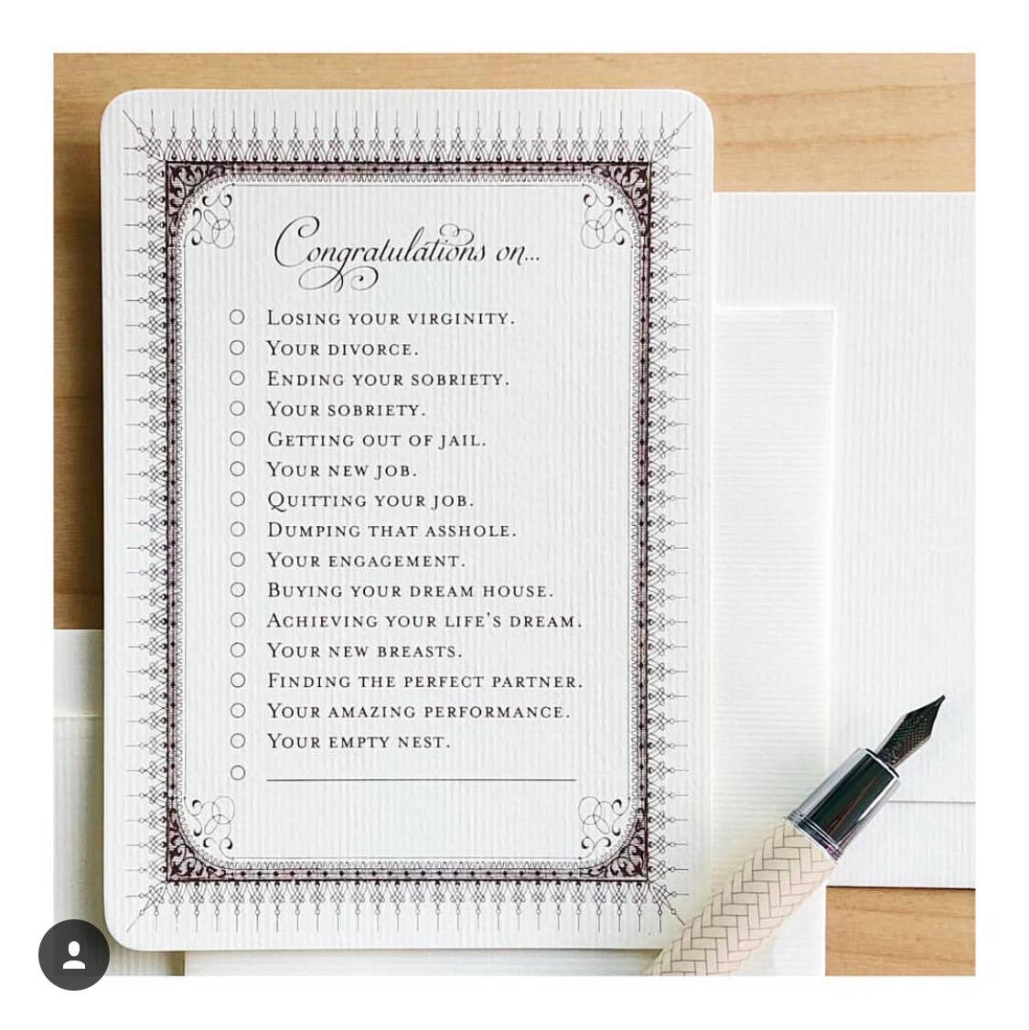 Congratulations Check List Greeting Card