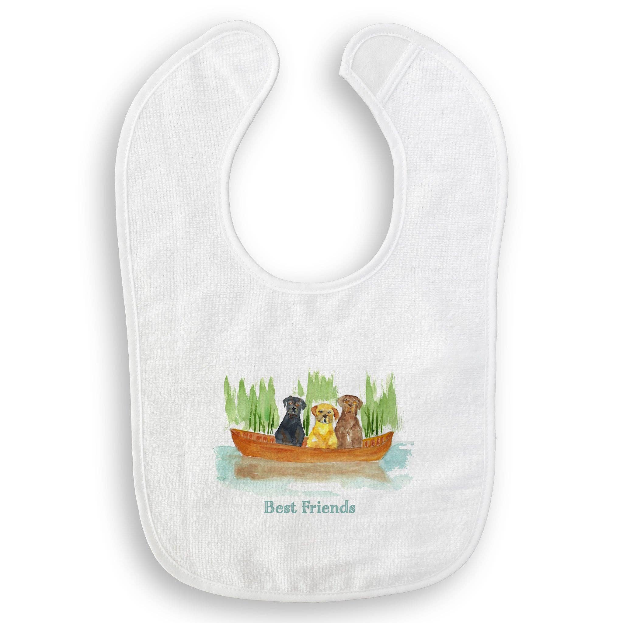 Labs In a Boat Hand Towel
