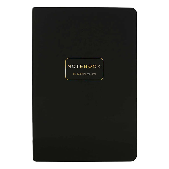 BV Vegan Black Leather Notebook