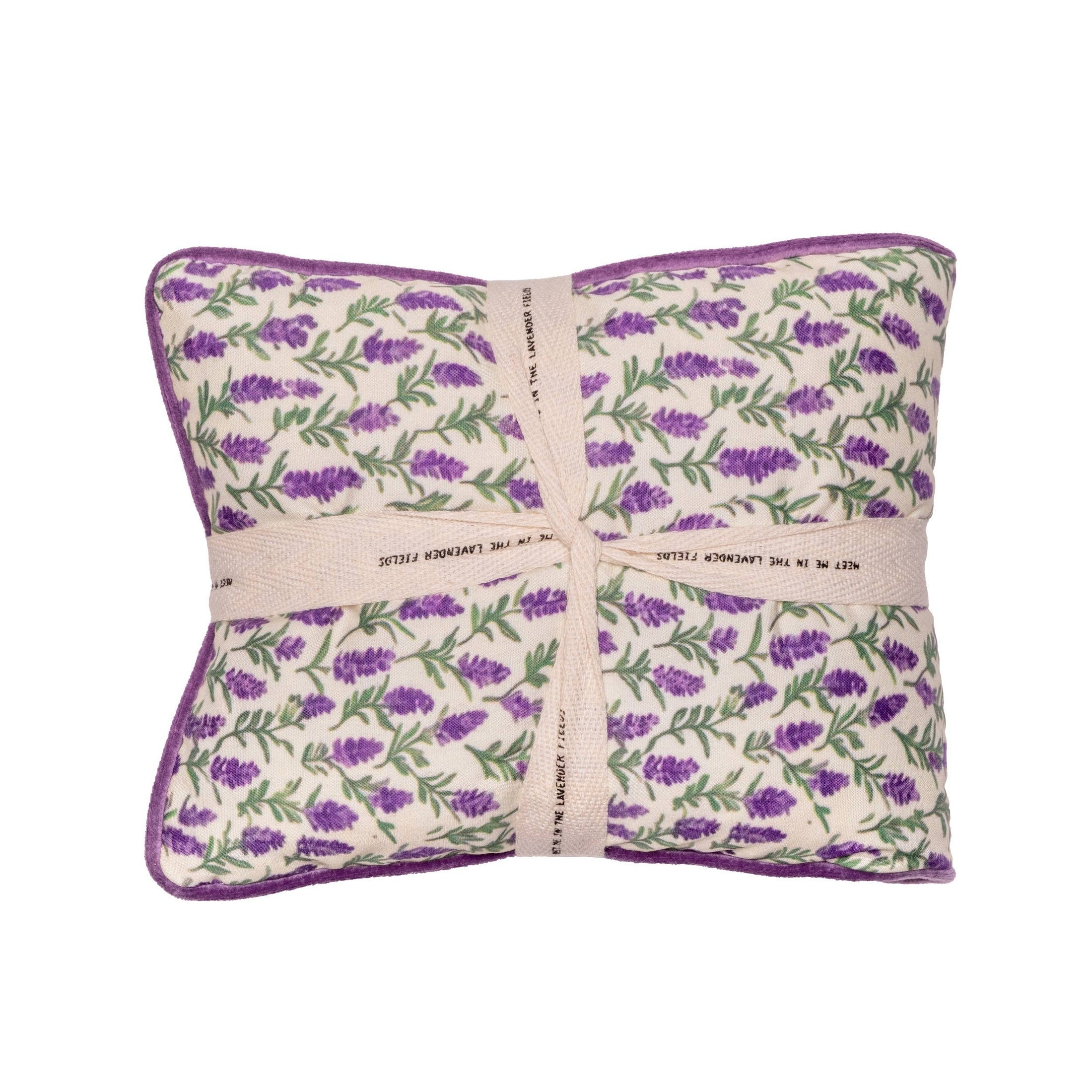 Lavender Neck Pillow -- Organic Cotton Heat or Cool