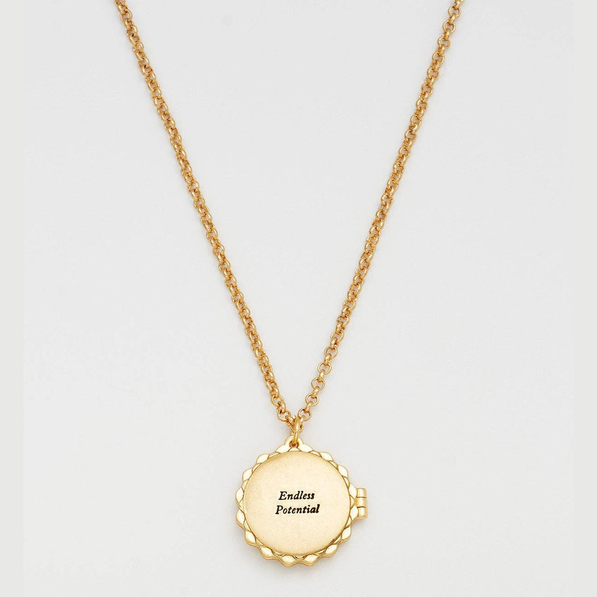 Ivy Blossom Locket Necklace