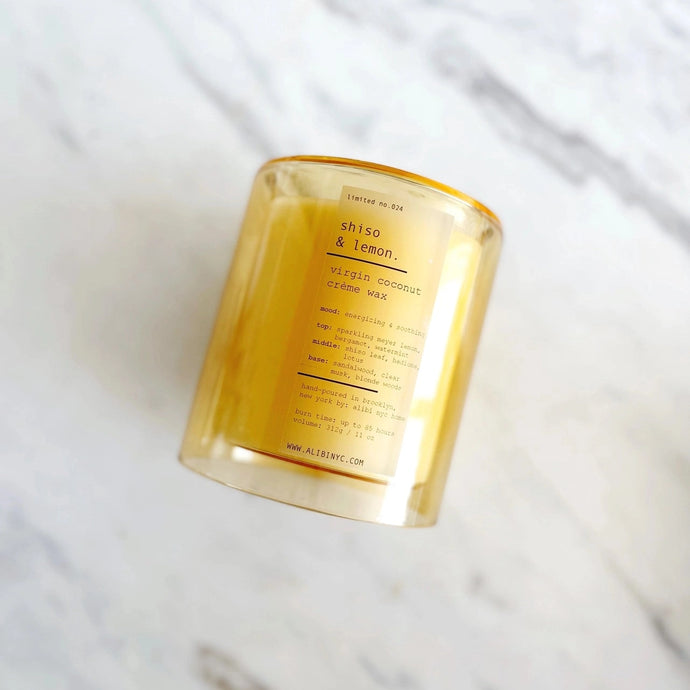 Alibi 13 oz Candle - Shiso & Lemon