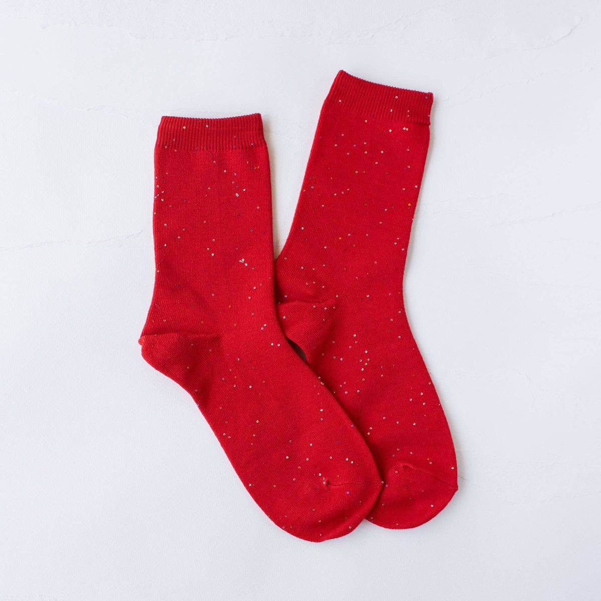 Women's Holiday Glitter Socks