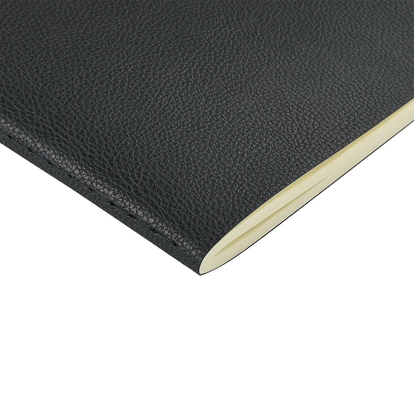 BV Vegan Black Leather Notebook